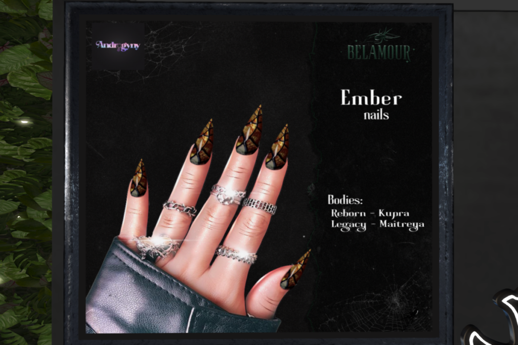Ember Nails - Inithium/Legacy/Maitreya/Reborn, L$199