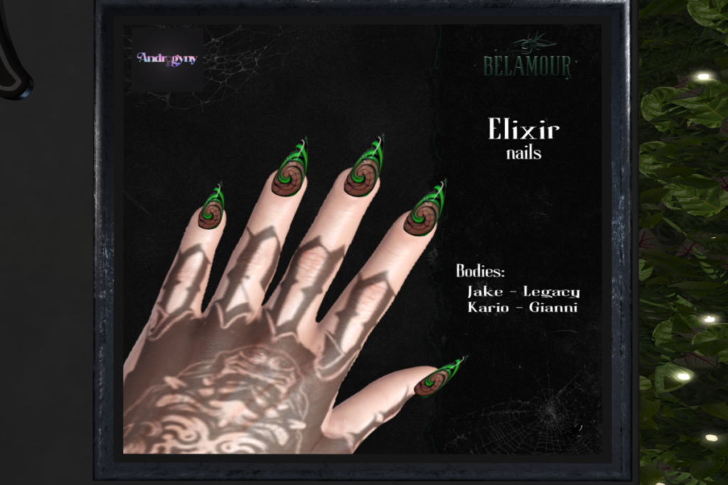 Elixir Nails - Gianni/Jake/Inithium/Legacy, L$199