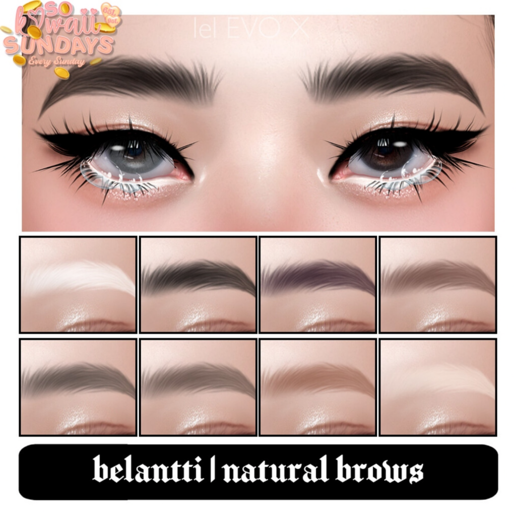 Natural Brows - EvoX	&lt;a href=&quot;http://maps.secondlife.com/secondlife/Legenda/174/95/698&quot; target=&quot;_blank&quot;&gt;Teleport&lt;/a&gt;