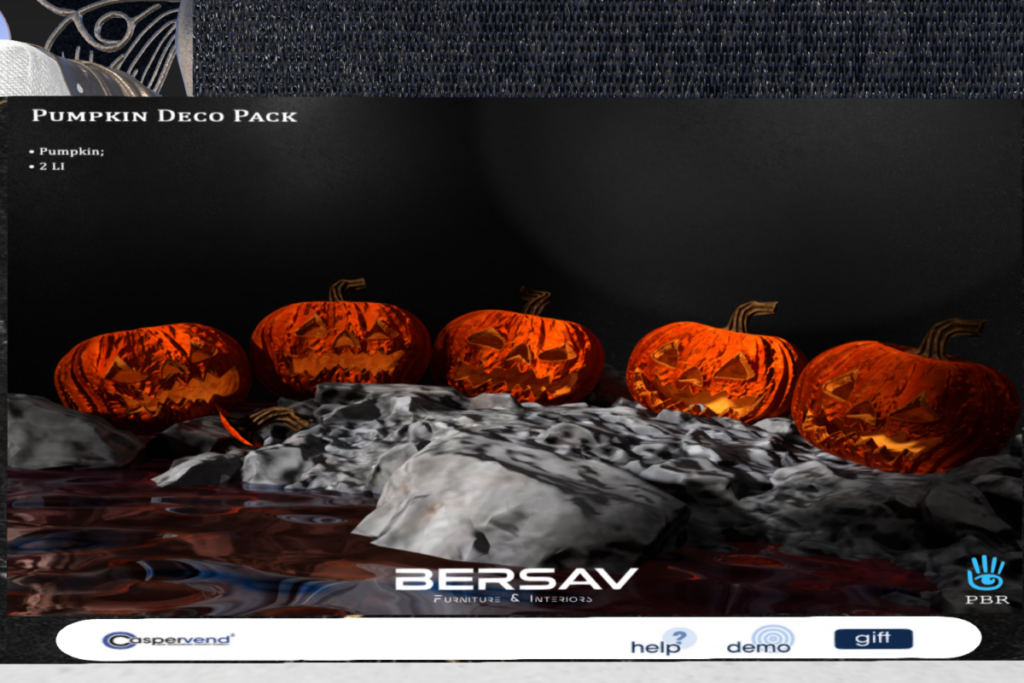 Pumpkin Deco Pack, L$225