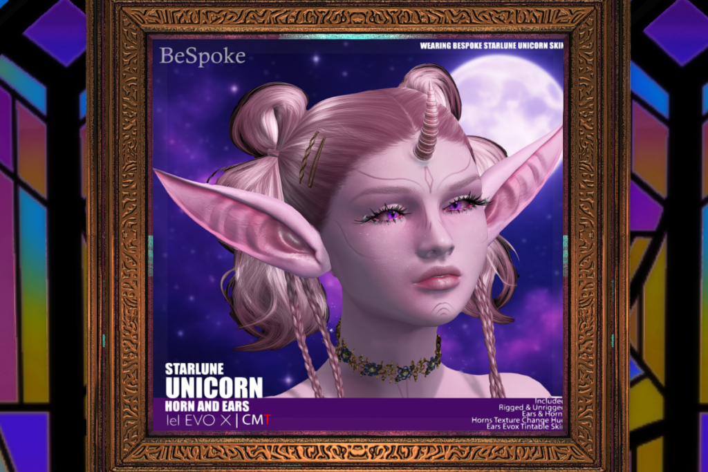 Starlune Horns &amp; Ears, L$500 | Starlune Skin - BOM/EvoX, L$600 each/L$1680 FP