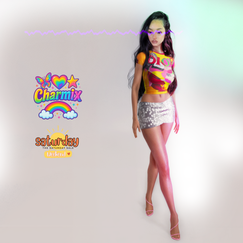 Alex Tee, Laun Paillet Skirt &amp; Rubi Tights - Inithium/Legacy/Maitreya/Reborn/Yentements/+mods	&lt;a href=&quot;http://maps.secondlife.com/secondlife/Azur/232/195/284&quot; target=&quot;_blank&quot;&gt;Teleport&lt;/a&gt;