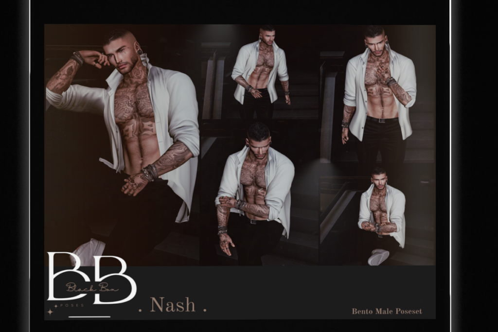 Nash Bento Male Pose Set, L$299