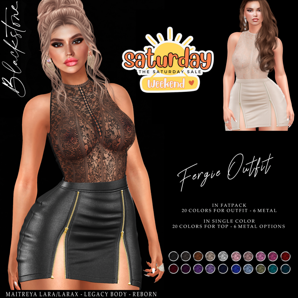 Fergie Outfit - Legacy/Maitreya/Reborn/+mods	&lt;a href=&quot;http://maps.secondlife.com/secondlife/Fine/128/98/22&quot; target=&quot;_blank&quot;&gt;Teleport&lt;/a&gt;