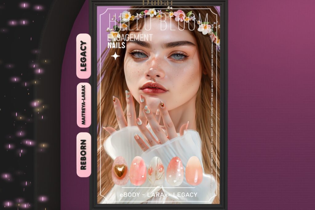 Engagement Mesh Nails - Legacy/MaitreyaX/Reborn, L$199 each