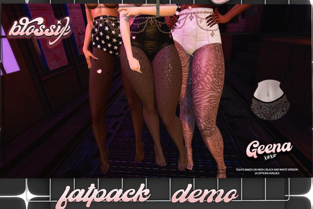Geena Tights - BOM, L$175 each/L$775 FP