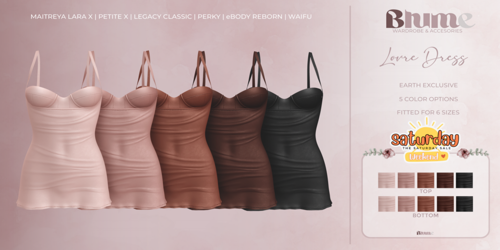 Lovre Dress - Legacy/MaitreyaX/Reborn/+mods	&lt;a href=&quot;http://maps.secondlife.com/secondlife/Bruschetta/140/41/1301&quot; target=&quot;_blank&quot;&gt;Teleport&lt;/a&gt;