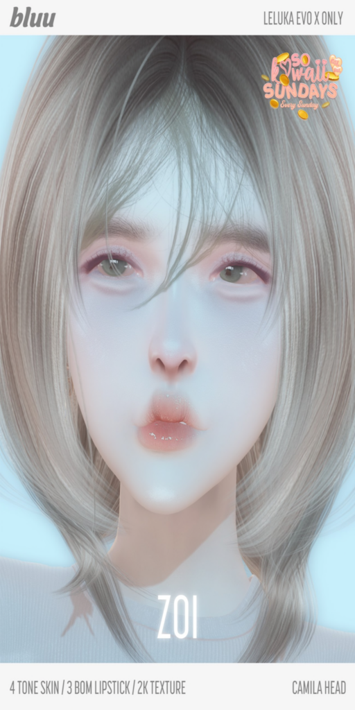 Zoi Skin &amp; Lipstick - EvoX	&lt;a href=&quot;http://maps.secondlife.com/secondlife/Sunny%20Hills/155/154/1205&quot; target=&quot;_blank&quot;&gt;Teleport&lt;/a&gt;