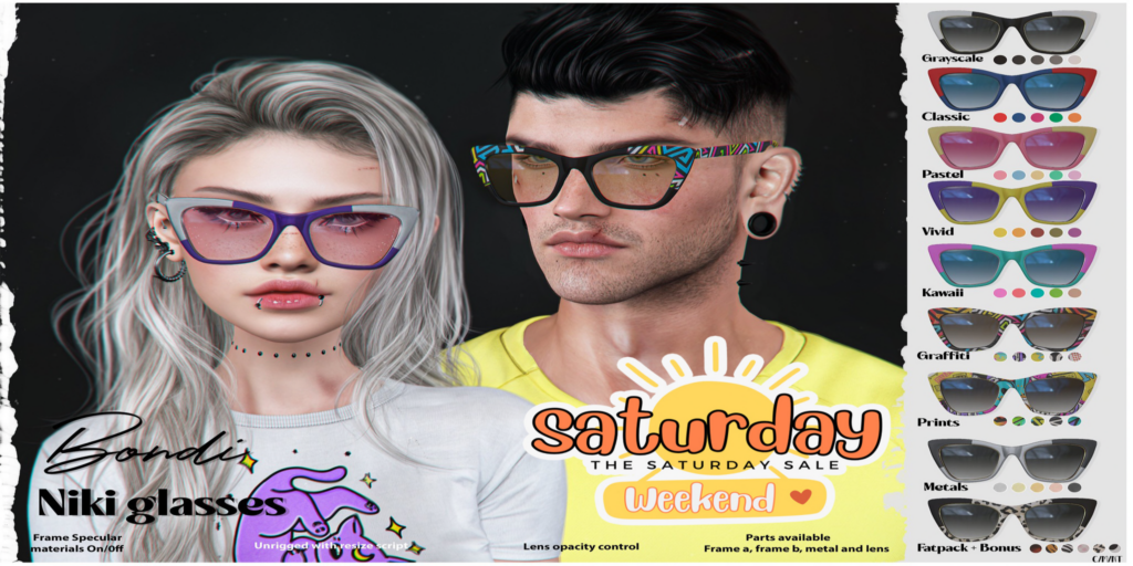Niki Glasses	&lt;a href=&quot;http://maps.secondlife.com/secondlife/Daydreaming/19/66/22 &quot; target=&quot;_blank&quot;&gt;Teleport&lt;/a&gt;