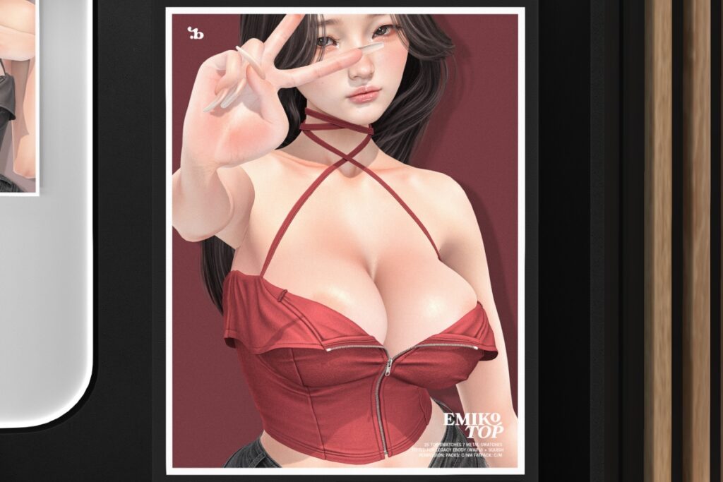 Emiko Top - Legacy/Reborn/+mods, L$399 each/L$1499 FP