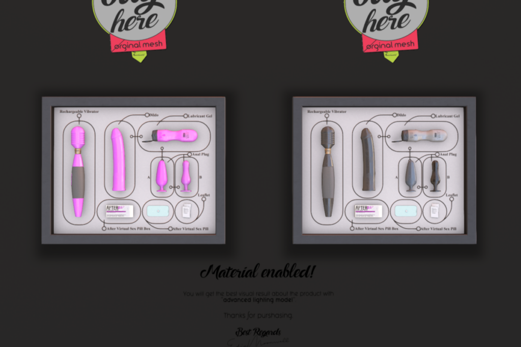 Kinky Display Frames, L$275 each/L$550 FP
