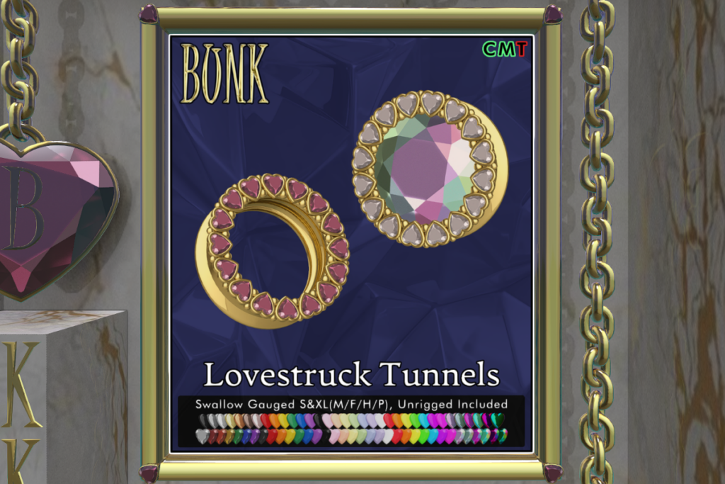 Lovestruck Tunnels - Swallow Gauged S+XL, L$450