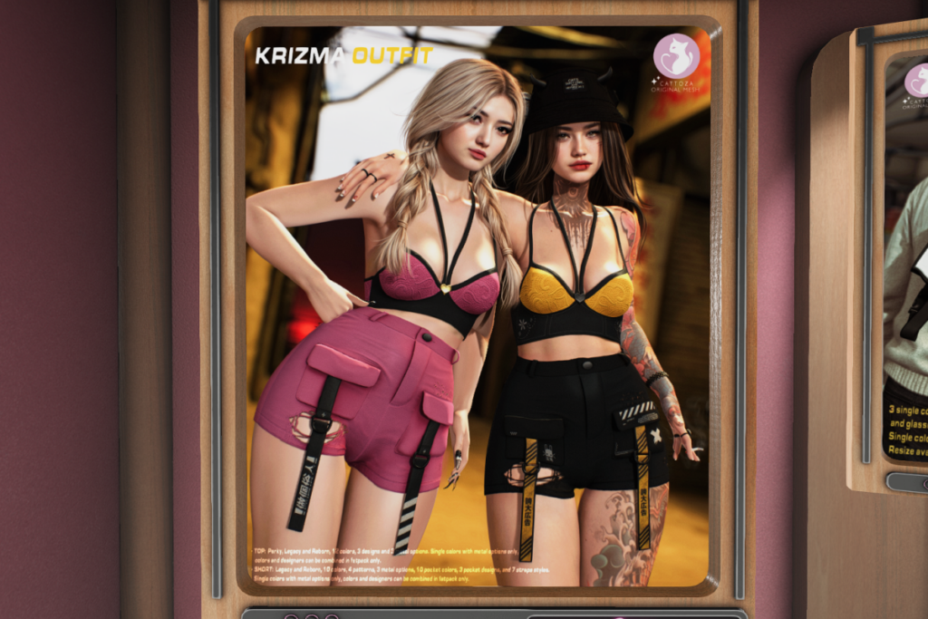Krizma Outfit - Legacy/Reborn, L$199 each/L$599-1199 each FP