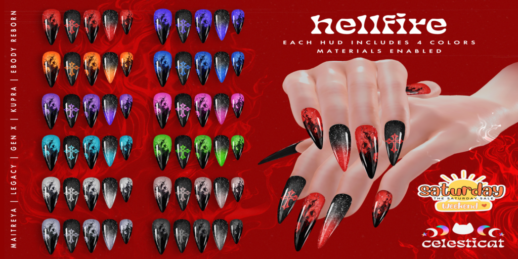 Hellfire Nails - GenX/Inithium/Legacy/MaitreyaX/Reborn	&lt;a href=&quot;http://maps.secondlife.com/secondlife/Oni/161/94/3&quot; target=&quot;_blank&quot;&gt;Teleport&lt;/a&gt;
