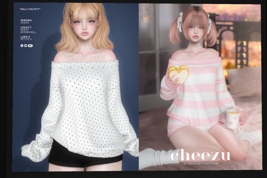 Milly Outfit - Legacy/MaitrreyaX/Reborn/+mods, L$499 each/L$1199 FP