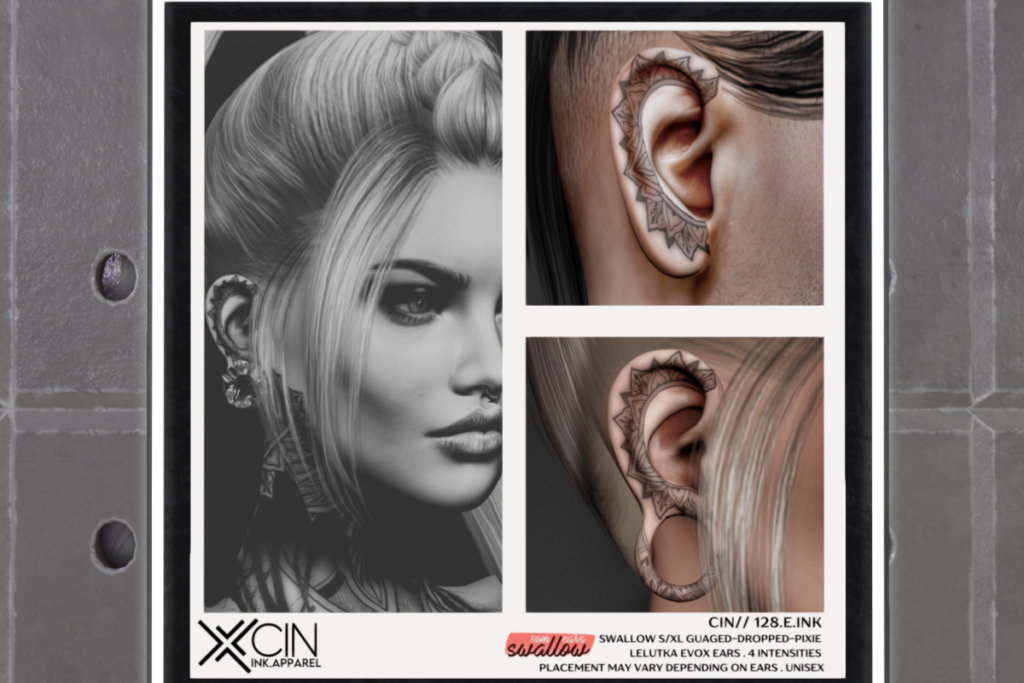 #128.E.Ink - EvoX/Swallow Gauged, L$399