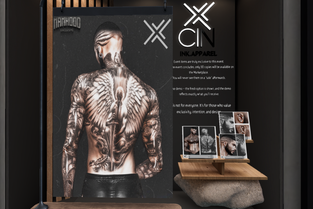 138.B.Ink - BOM, L$349 | 138.E.Ink - EvoX, L$99 | 138.H.Ink - EvoX, L$99