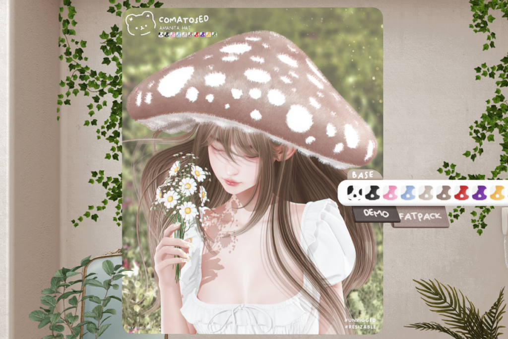 Amanita Hat, L$250 each/L$1000 FP