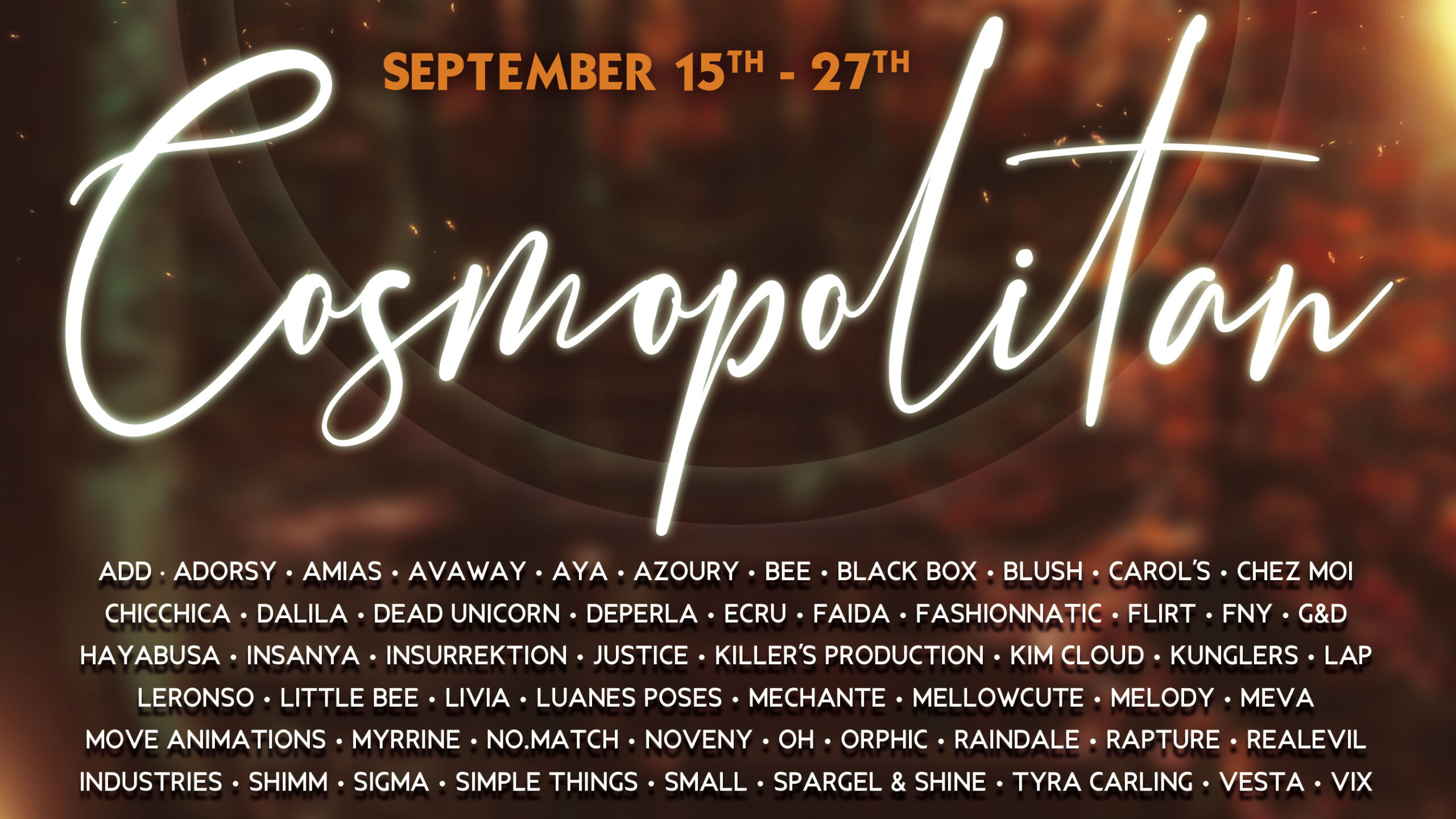 PUMPKIN SPICE AND EVERYTHING PRICED NICE AT  COSMOPOLITAN EVENT