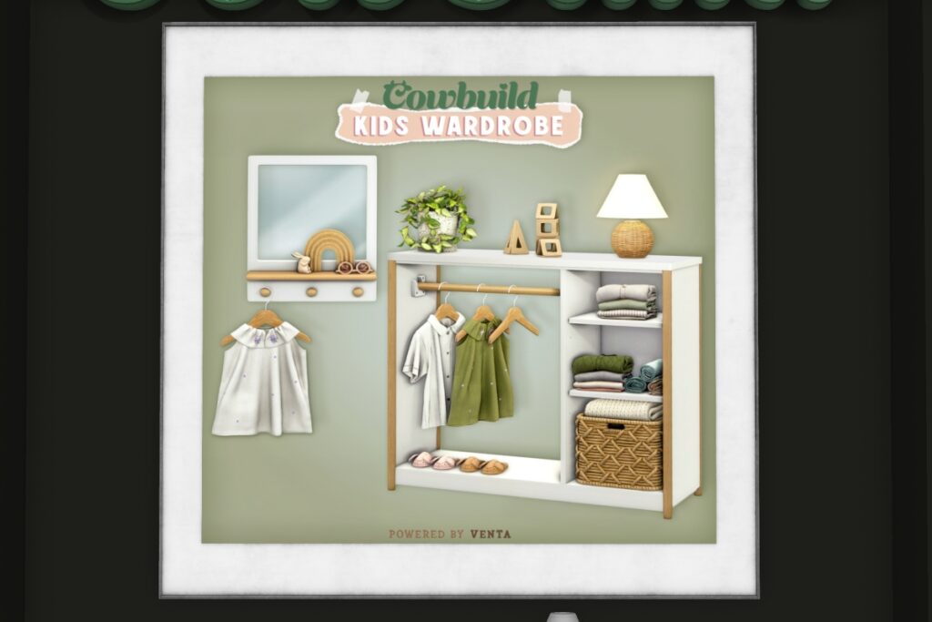 Kids Wardrobe Decor Set, L$799 FP