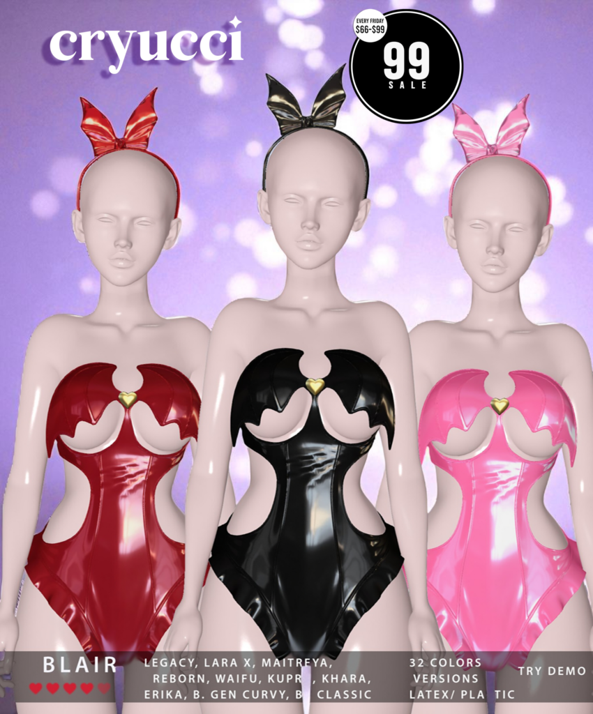 Blair Outfit - Erika/GenX/Inithium/Legacy/Maitreya/Reborn/+mods	&lt;a href=&quot;http://maps.secondlife.com/secondlife/Axell/179/97/1570&quot; target=&quot;_blank&quot;&gt;Teleport&lt;/a&gt;