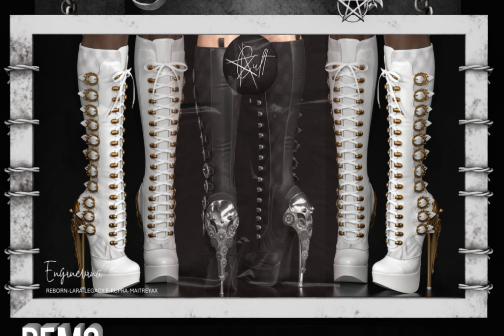 Enginevina Boots - Inithium/Legacy/Maitreya/Reborn/+mods, L$369