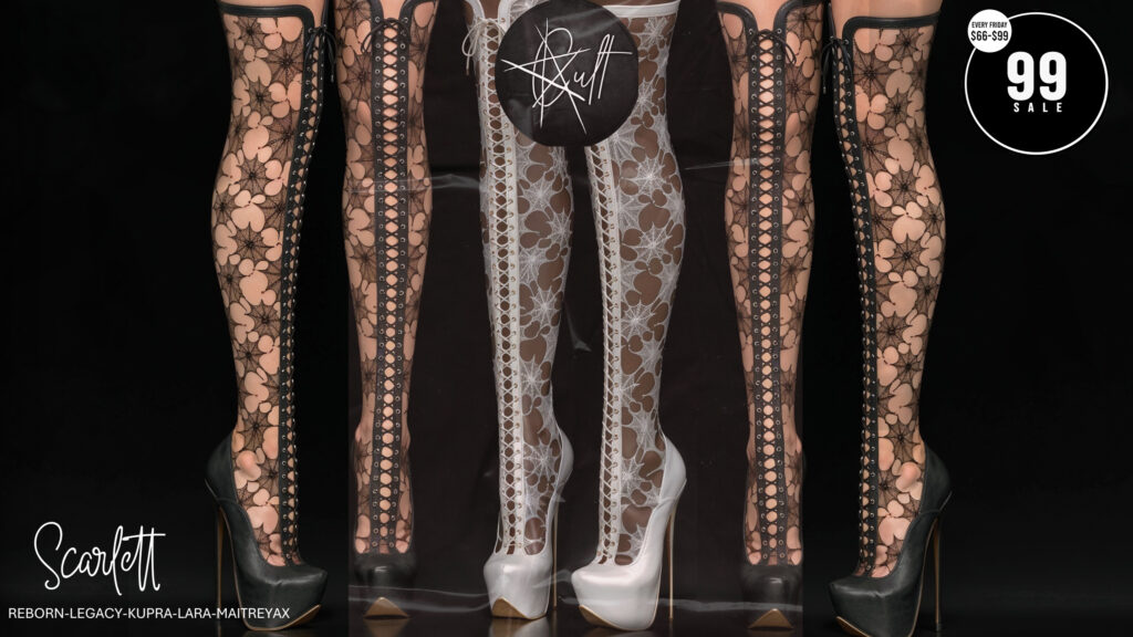 Scarlett Boots - Inithium/Legacy/Maitreya/Reborn/+mods	&lt;a href=&quot;http://maps.secondlife.com/secondlife/Cult%20Coven/129/75/33&quot; target=&quot;_blank&quot;&gt;Teleport&lt;/a&gt;