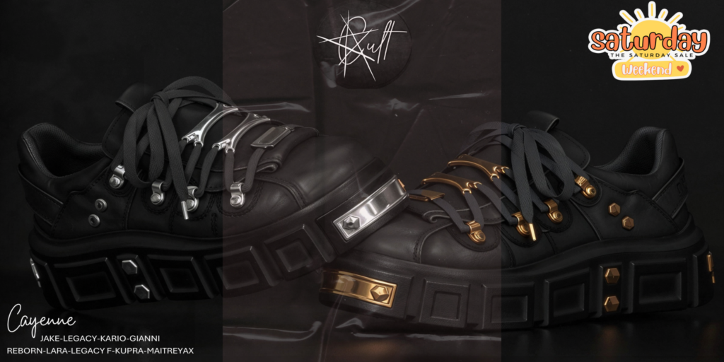 Cayenne - Gianni/Inithium/Jake/Kario/Legacy M+F/Maitreya/Reborn/+mods	&lt;a href=&quot;http://maps.secondlife.com/secondlife/Cult%20Coven/129/75/33&quot; target=&quot;_blank&quot;&gt;Teleport&lt;/a&gt;