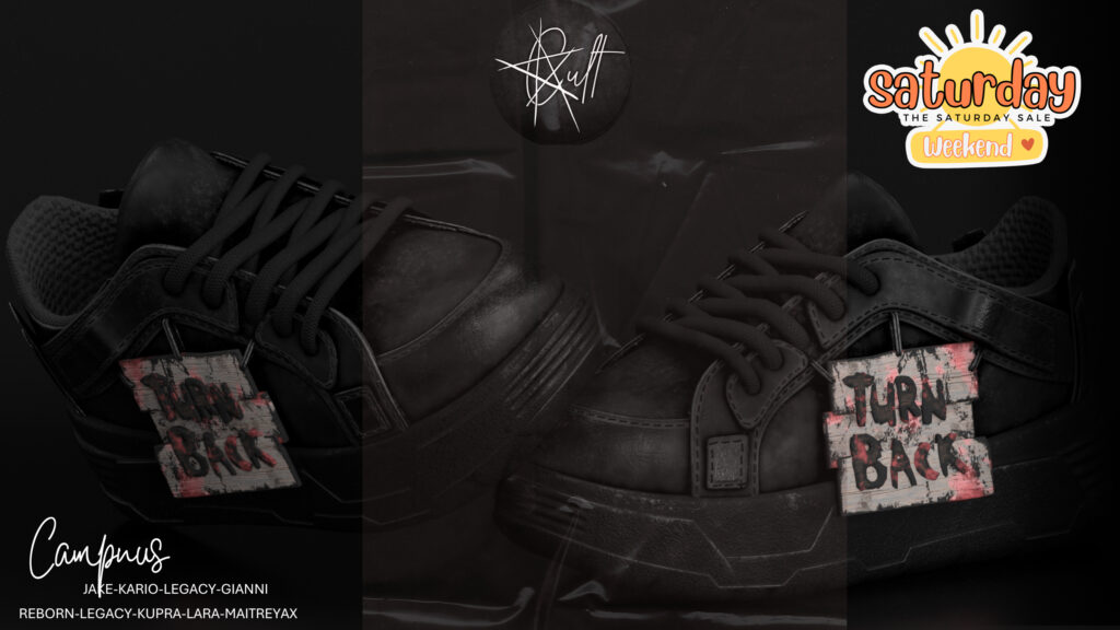 Campnus Shoes - Gianni/Inithium/Jake/Kario/Legacy M+F/Maitreya/Reborn/+mods	&lt;a href=&quot;http://maps.secondlife.com/secondlife/Cult%20Coven/129/75/33&quot; target=&quot;_blank&quot;&gt;Teleport&lt;/a&gt;