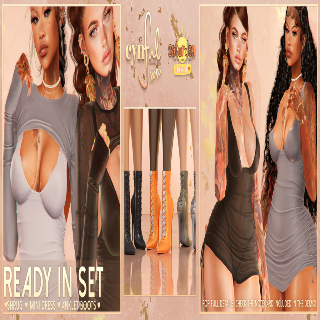 Ready In Dress &amp; Shrug - Legacy/MaitreyaX/Reborn/+mods	&lt;a href=&quot;http://maps.secondlife.com/secondlife/Cynful/122/121/28&quot; target=&quot;_blank&quot;&gt;Teleport&lt;/a&gt;