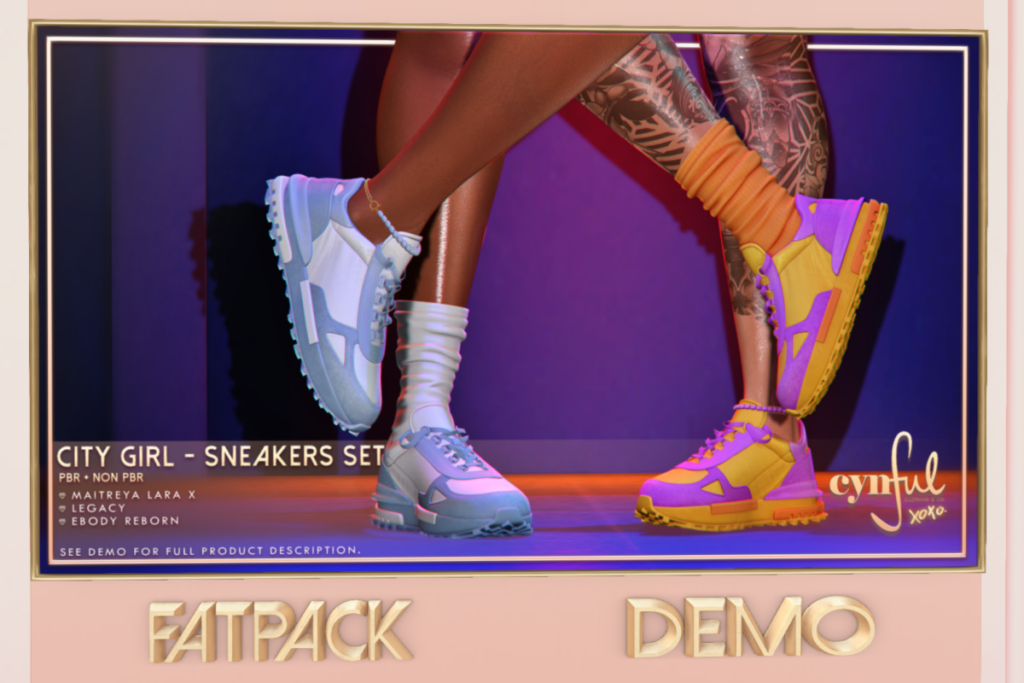 City Girl Sneakers - Legacy/MaitreyaX/Reborn, L$699