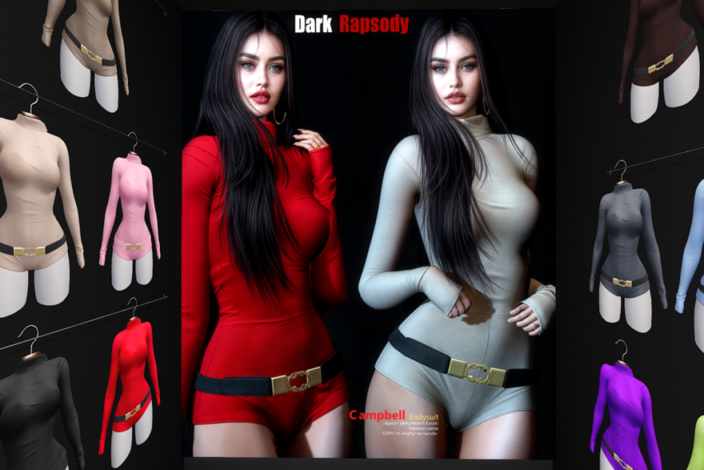 Campbell Bodysuit - Legacy/Maitreya/Reborn/+mods, L$280 each/L$1499 FP