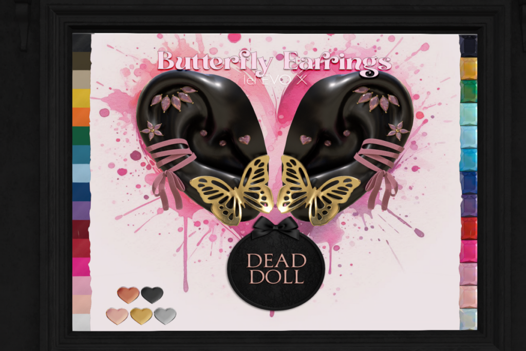 Butterfly Earrings - Evo X, L$290