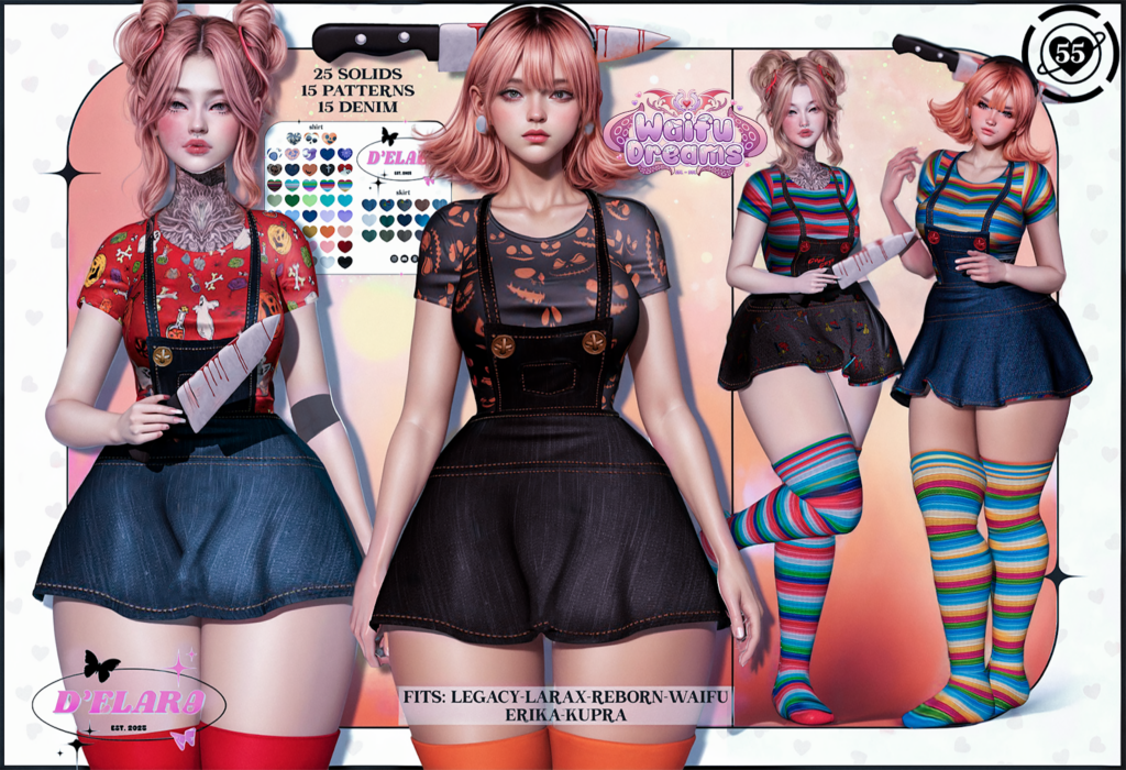 Outfit #55 - Erika/Inithium/Legacy/MaitreyaX/Reborn/+mods
