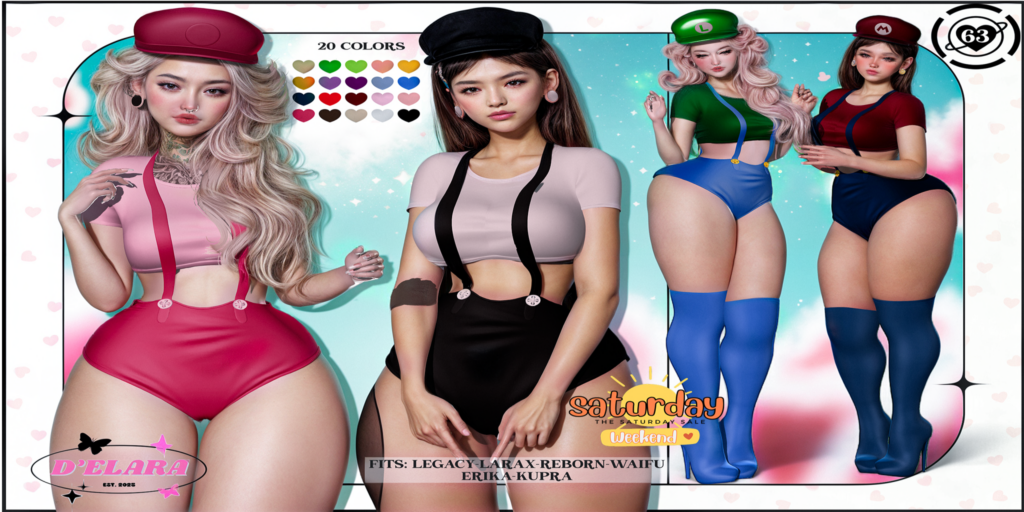Outfit 63 - Erika/Inithium/Legacy/MaitreyaX/Reborn/+mods	&lt;a href=&quot;http://maps.secondlife.com/secondlife/Aurora%20Field/40/191/3869&quot; target=&quot;_blank&quot;&gt;Teleport&lt;/a&gt;