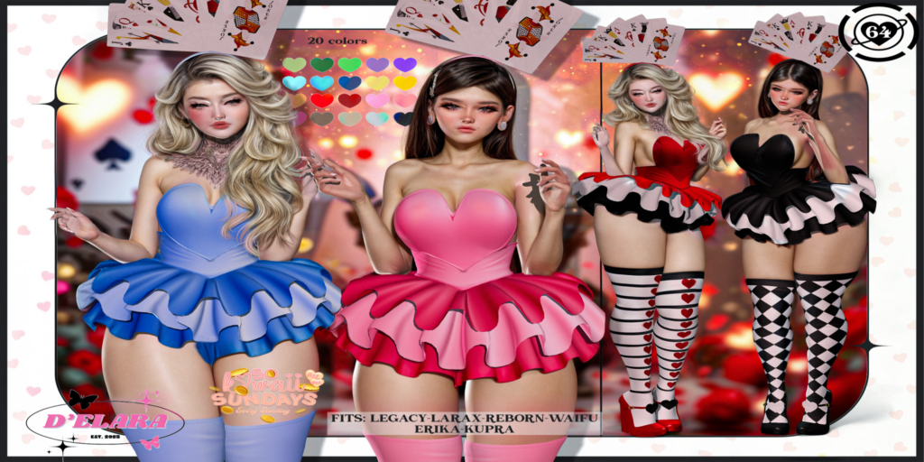 64 Outfit - Erika/Inithium/Legacy/MaitreyaX/Reborn/+mods	&lt;a href=&quot;http://maps.secondlife.com/secondlife/Aurora%20Field/40/191/3869&quot; target=&quot;_blank&quot;&gt;Teleport&lt;/a&gt;