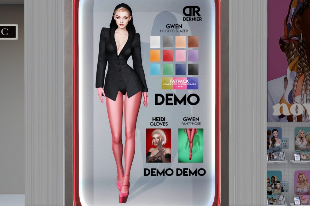 Gwen Outfit &amp; Heidi Gloves - BOM/Inithium/Legacy/Maitreya/Reborn/+mods, L$258 each/L$198-L$1398 FP