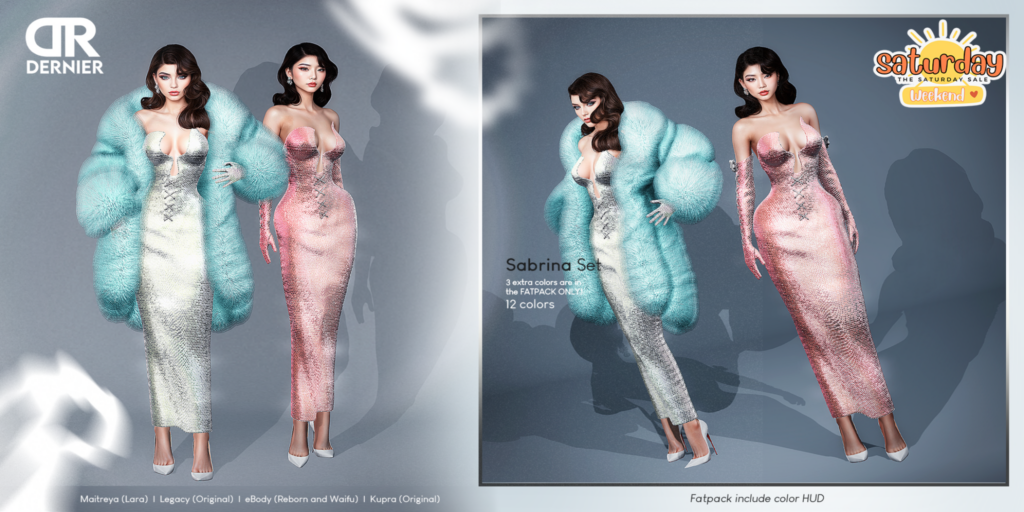Sabrina Set - Inithium/Legacy/Maitreya/Reborn/+mods	&lt;a href=&quot;https://maps.secondlife.com/secondlife/DERNIER/117/141/1006&quot; target=&quot;_blank&quot;&gt;Teleport&lt;/a&gt;
