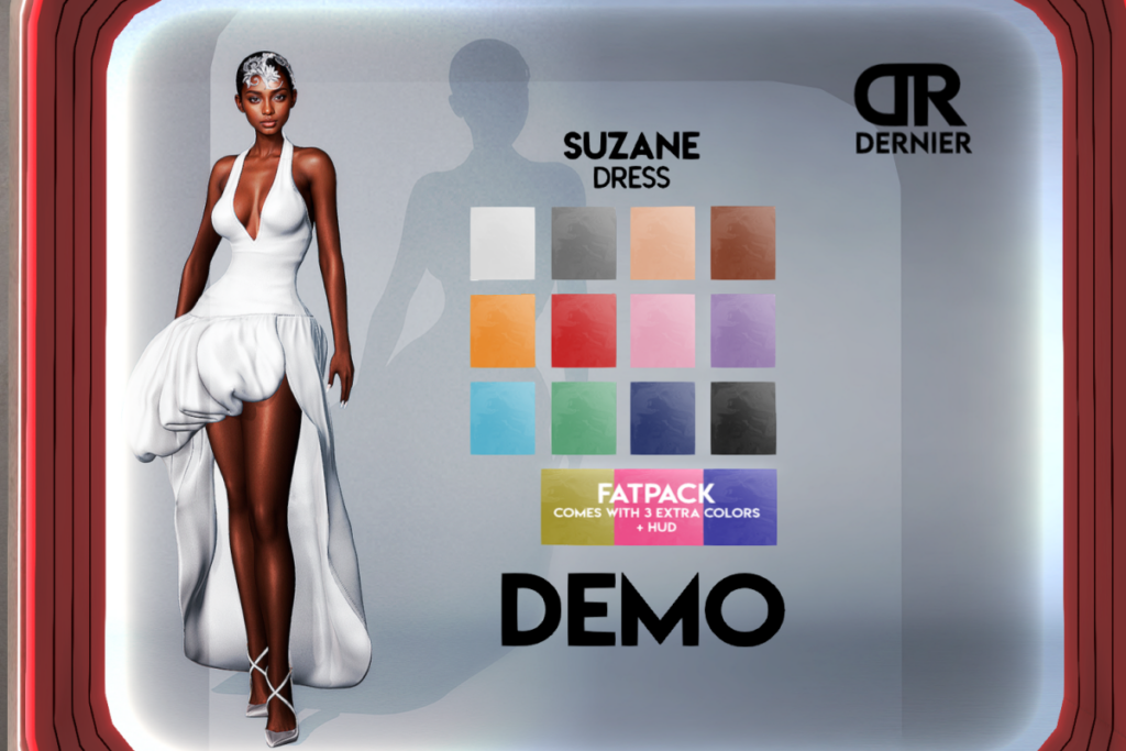 Suzane Dress -Inithium/ Legacy/MaitreyaX/Reborn/+mods, L$258 each/L$1398 FP