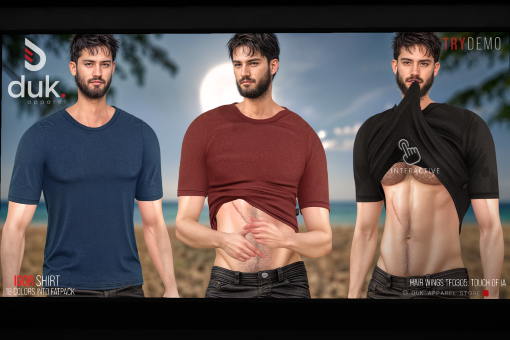 Igor Interactive Shirt - No fits listed, L$280 each/L$1100 FP