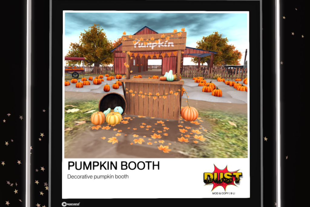 Pumpkin Booth, L$150