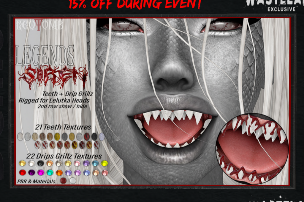 Legends Siren Teeth - EvoX, L$424