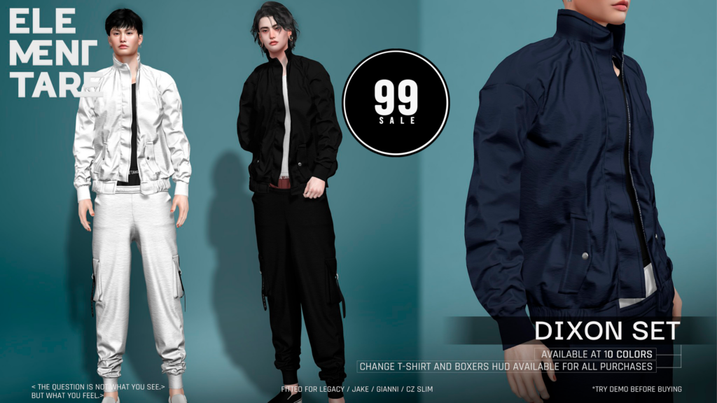 Dixon Set - CZ Slim/Gianni/Jake/Legacy	&lt;a href=&quot;http://maps.secondlife.com/secondlife/Heartbreak/131/129/166&quot; target=&quot;_blank&quot;&gt;Teleport&lt;/a&gt;