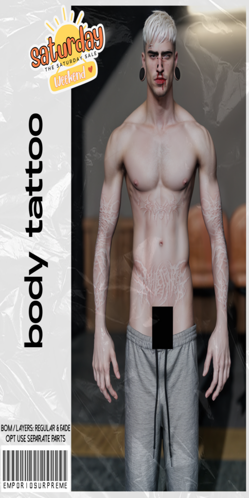 Body Tattoo - BOM/Layers	&lt;a href=&quot;http://maps.secondlife.com/secondlife/Ember%20Island/120/9/3907&quot; target=&quot;_blank&quot;&gt;Teleport&lt;/a&gt;