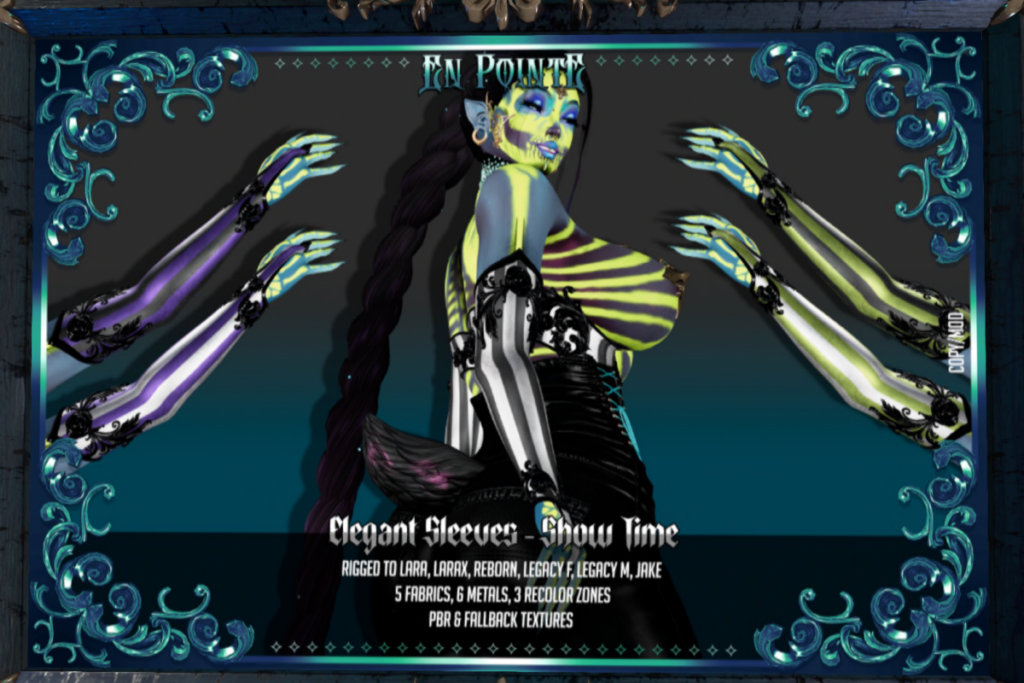 Elegant Sleeves - Jake/Legacy F+M/Maitreya/Reborn/+mods, L$250