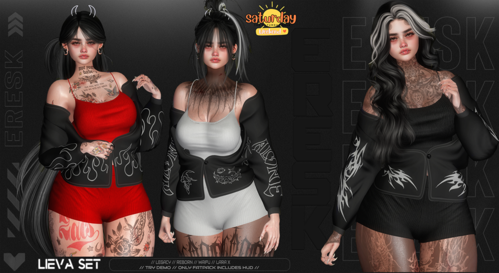 Lieva Set - Legacy/MaitreyaX/Reborn/+mods	&lt;a href=&quot;http://maps.secondlife.com/secondlife/Rapturous%20Isle/92/176/22&quot; target=&quot;_blank&quot;&gt;Teleport&lt;/a&gt;