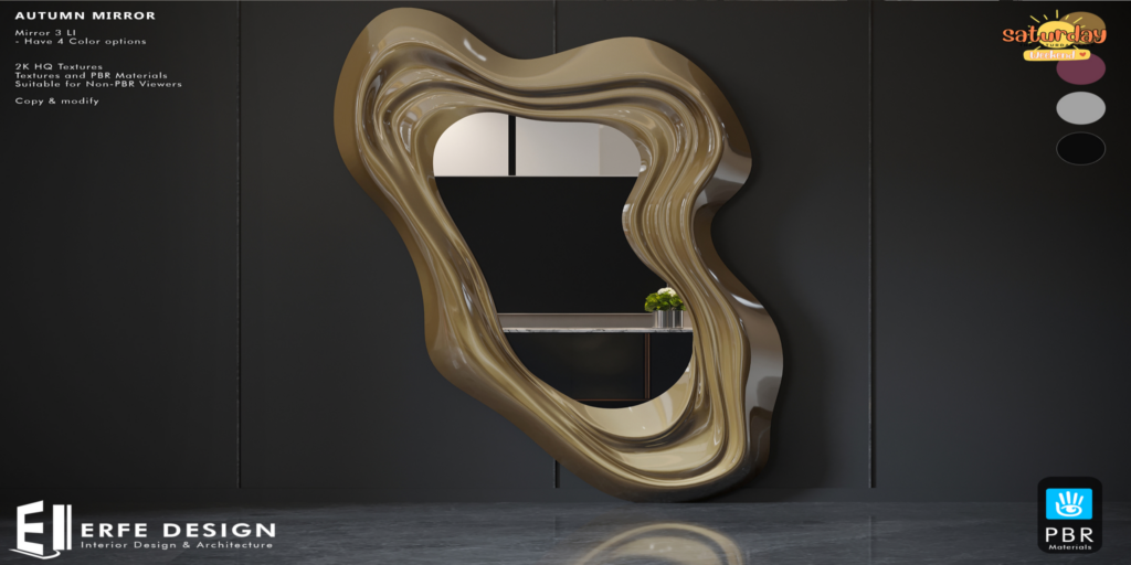Autumn Mirror	&lt;a href=&quot;http://maps.secondlife.com/secondlife/Corona/143/146/23&quot; target=&quot;_blank&quot;&gt;Teleport&lt;/a&gt;