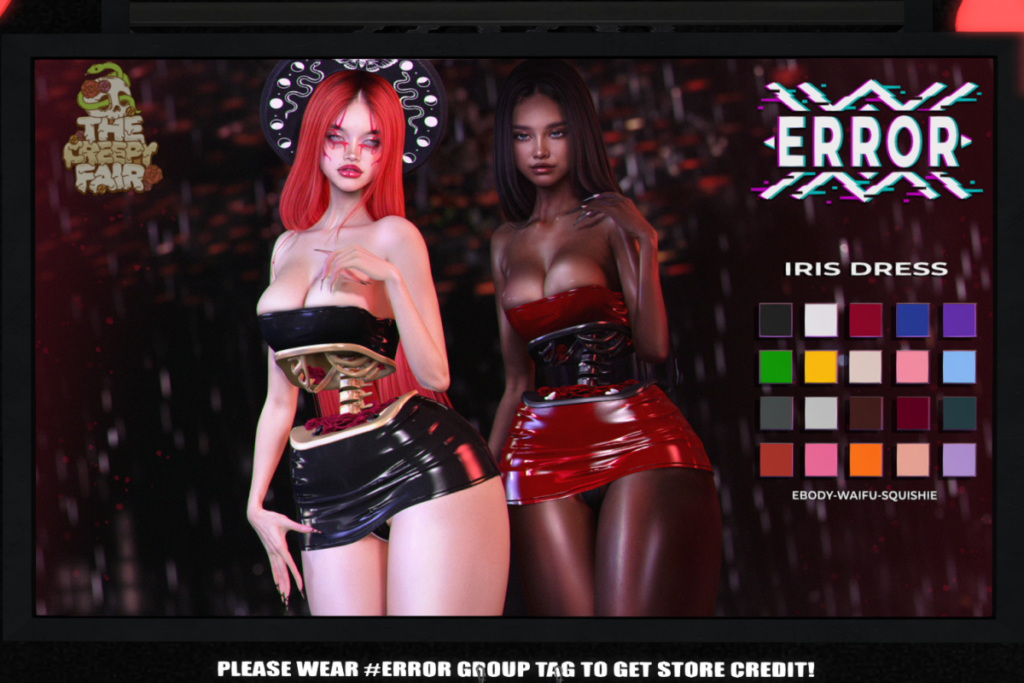 Iris Dress - Reborn/+mods, L$199 each/L$999 FP
