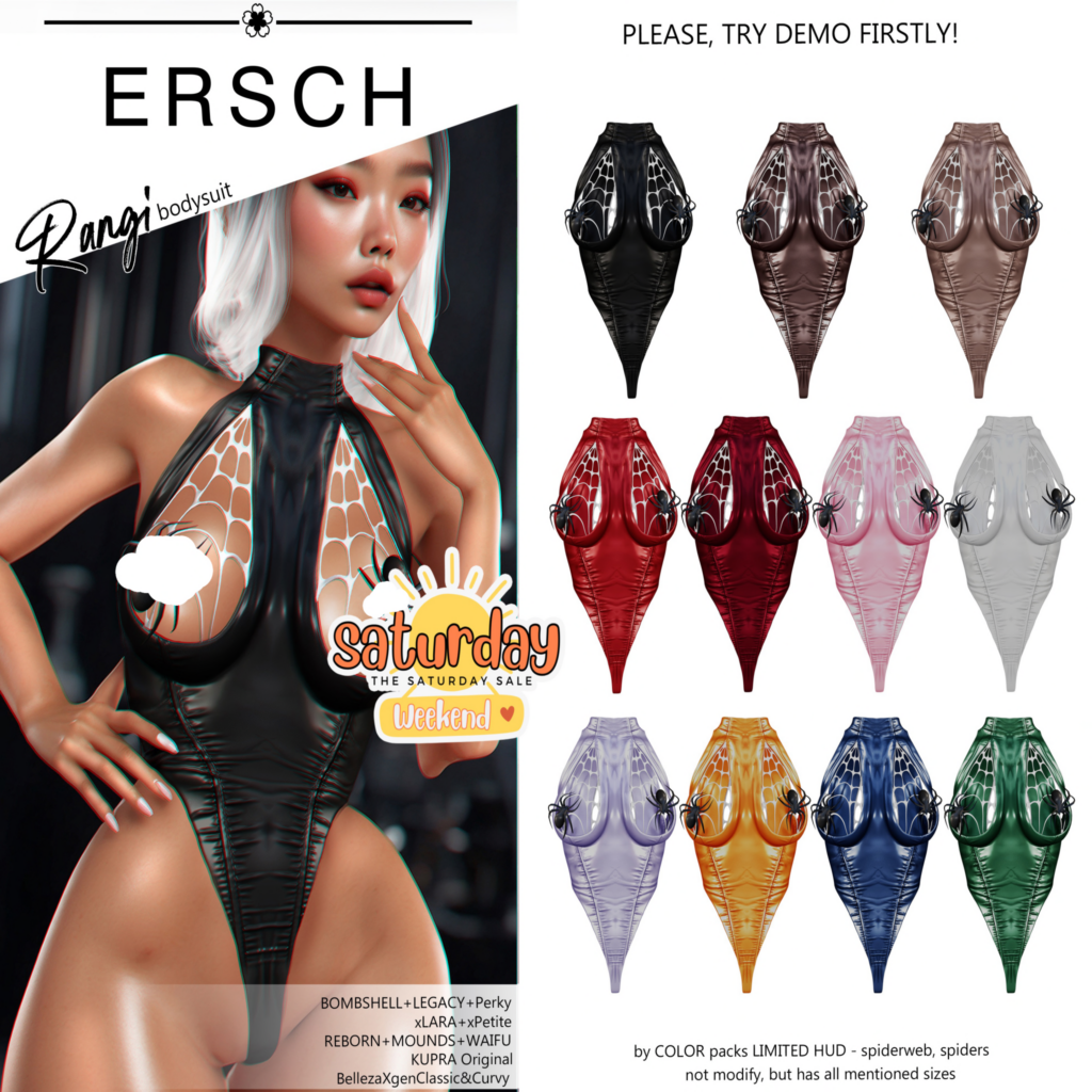 Rangi Bodysuit - GenX/Inithium/Legacy/MaitreyaX/Reborn/+mods	&lt;a href=&quot;http://maps.secondlife.com/secondlife/Lyrics/29/72/33&quot; target=&quot;_blank&quot;&gt;Teleport&lt;/a&gt;
