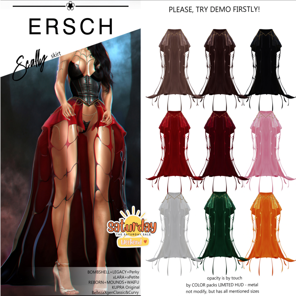 Scally Skirt - GenX/Inithium/Legacy/MaitreyaX/Reborn/+mods	&lt;a href=&quot;http://maps.secondlife.com/secondlife/Lyrics/29/72/33&quot; target=&quot;_blank&quot;&gt;Teleport&lt;/a&gt;